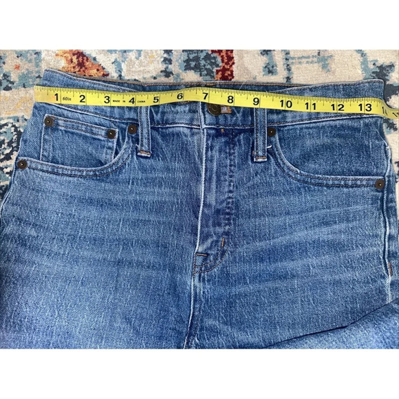 MADEWELL Womens Size 25 Medium Wash High Rise Classic Straight Leg Jeans - Picture 11 of 14
